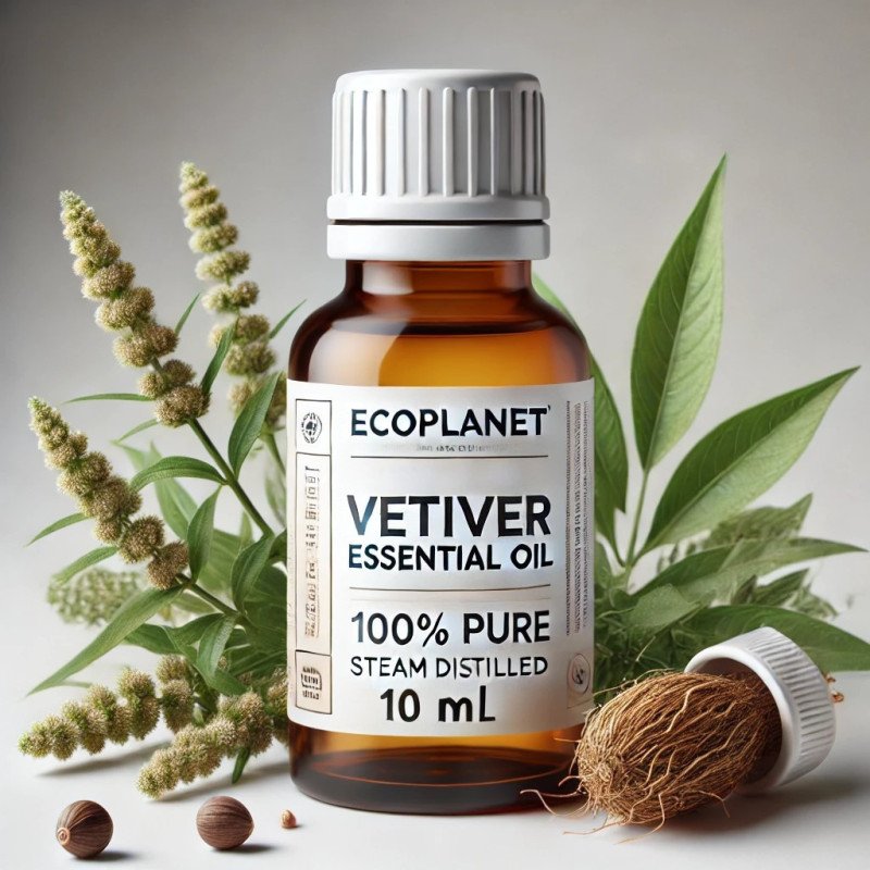 ecoplanet Vetiver Essential Oil (10 ml)