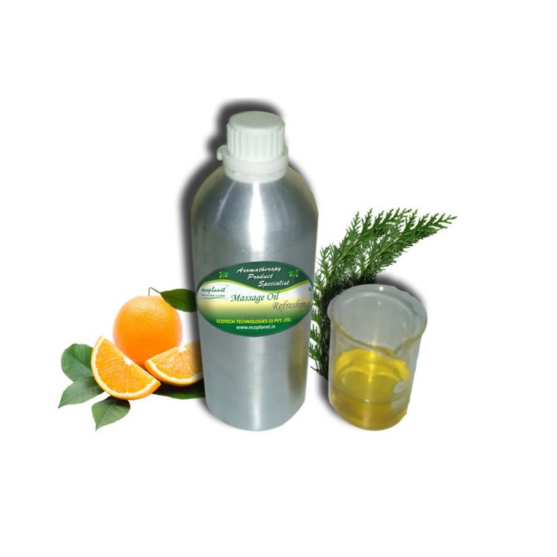 Aromatherapy Massage Oil with Refreshing Properties
