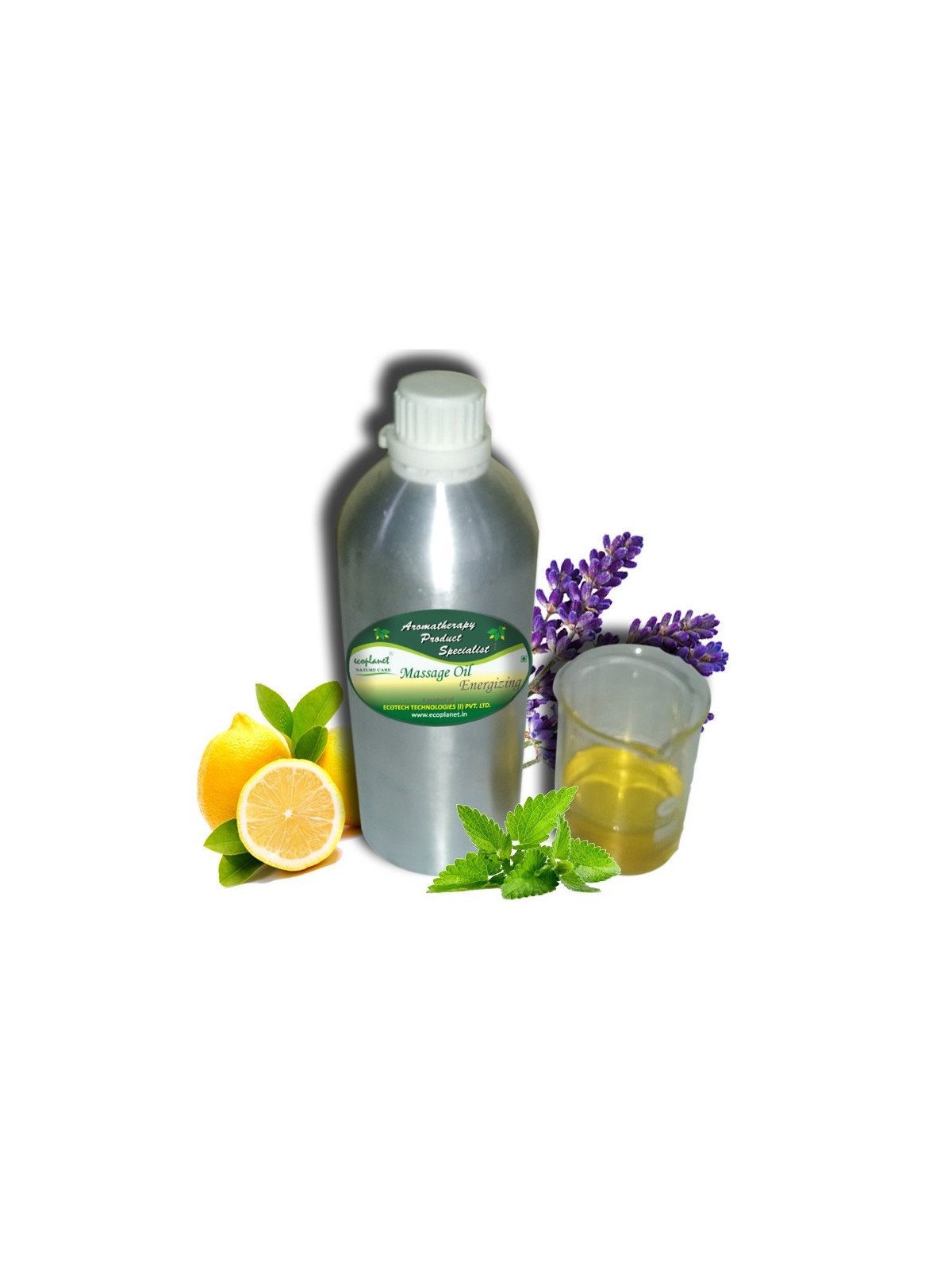 Aromatherapy Massage Oil with Energizing Properties