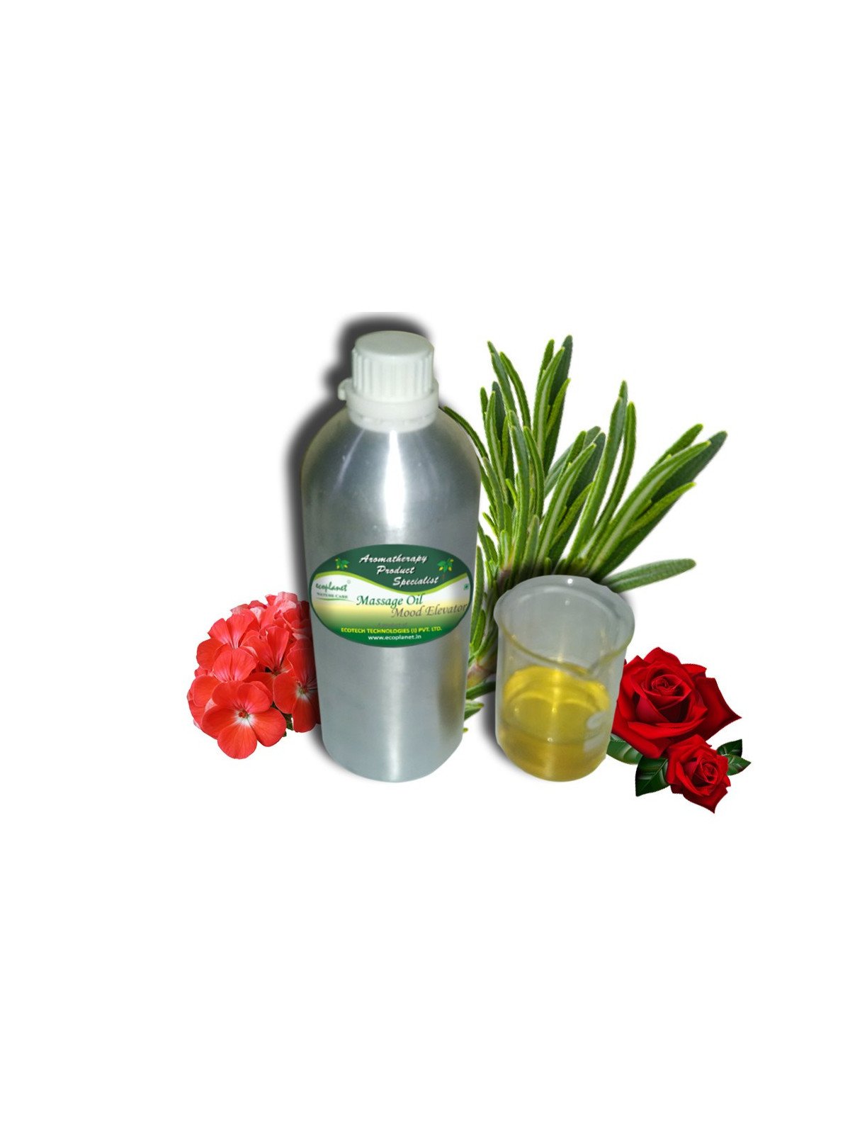 Aromatherapy Massage Oil with Mood Elevating Properties