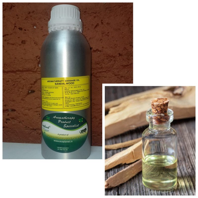 EcoPlanet Aromatherapy Massage Oil - Sandalwood