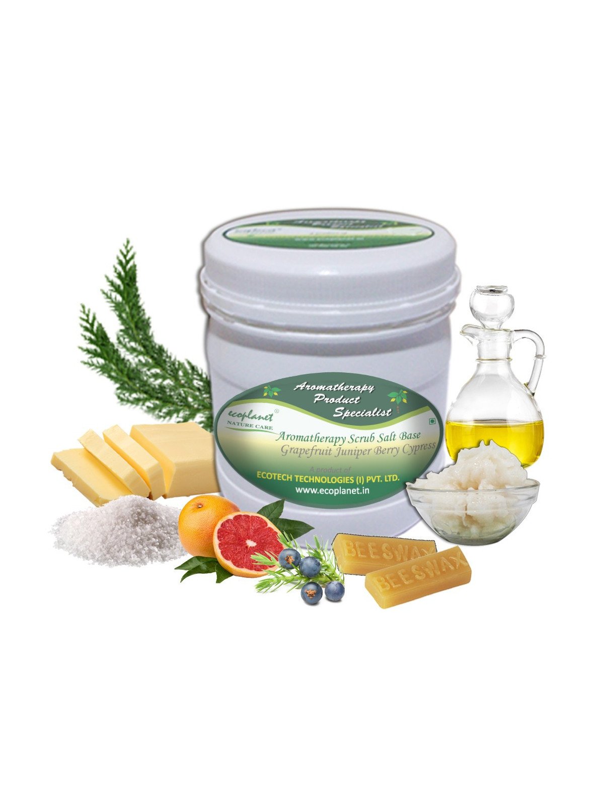 Salt Scrub Grapefruit Juniper Berry Cypress 1 Kg