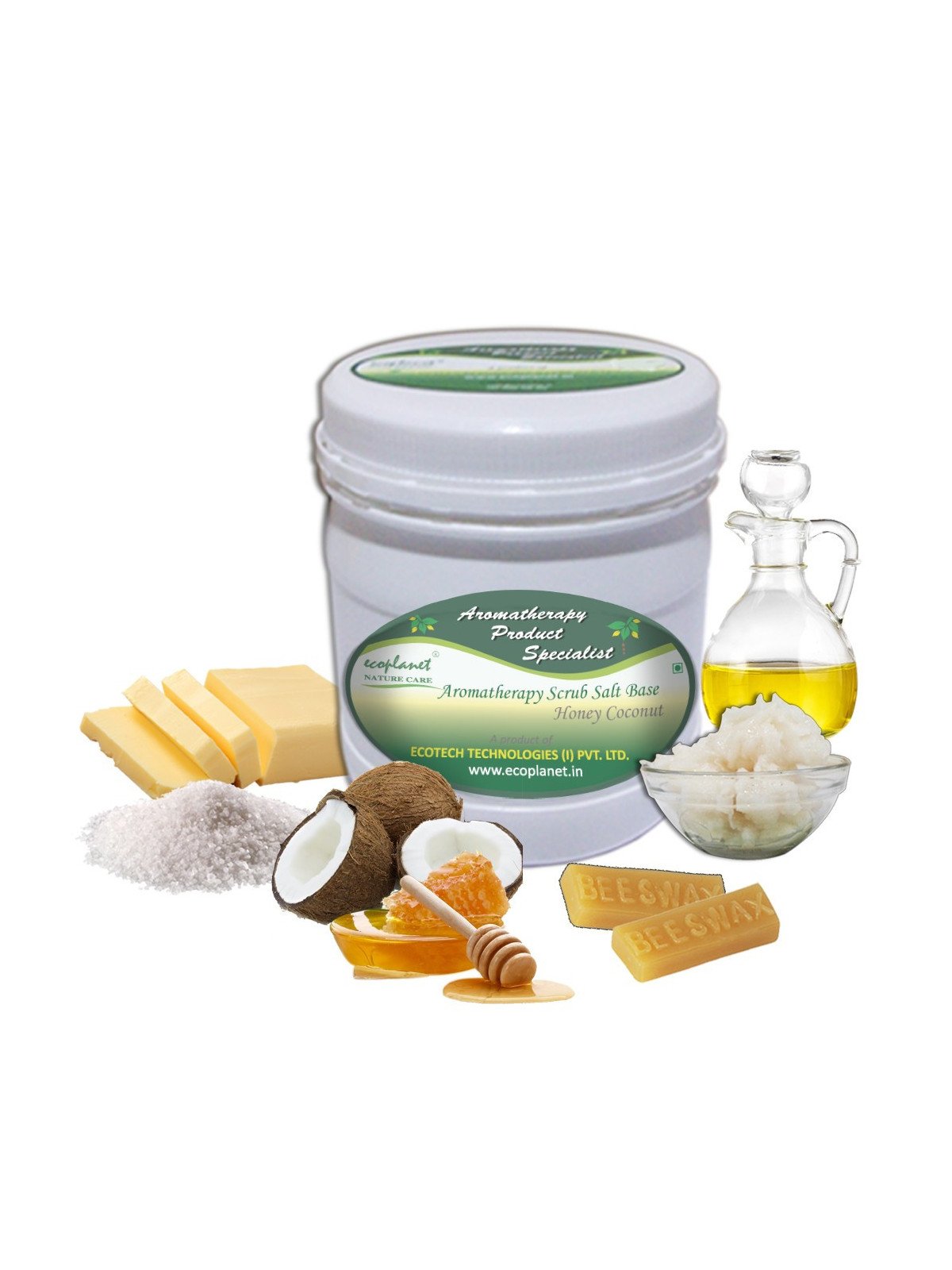 Scrub Salt Base Honey Coconut 1 Kg