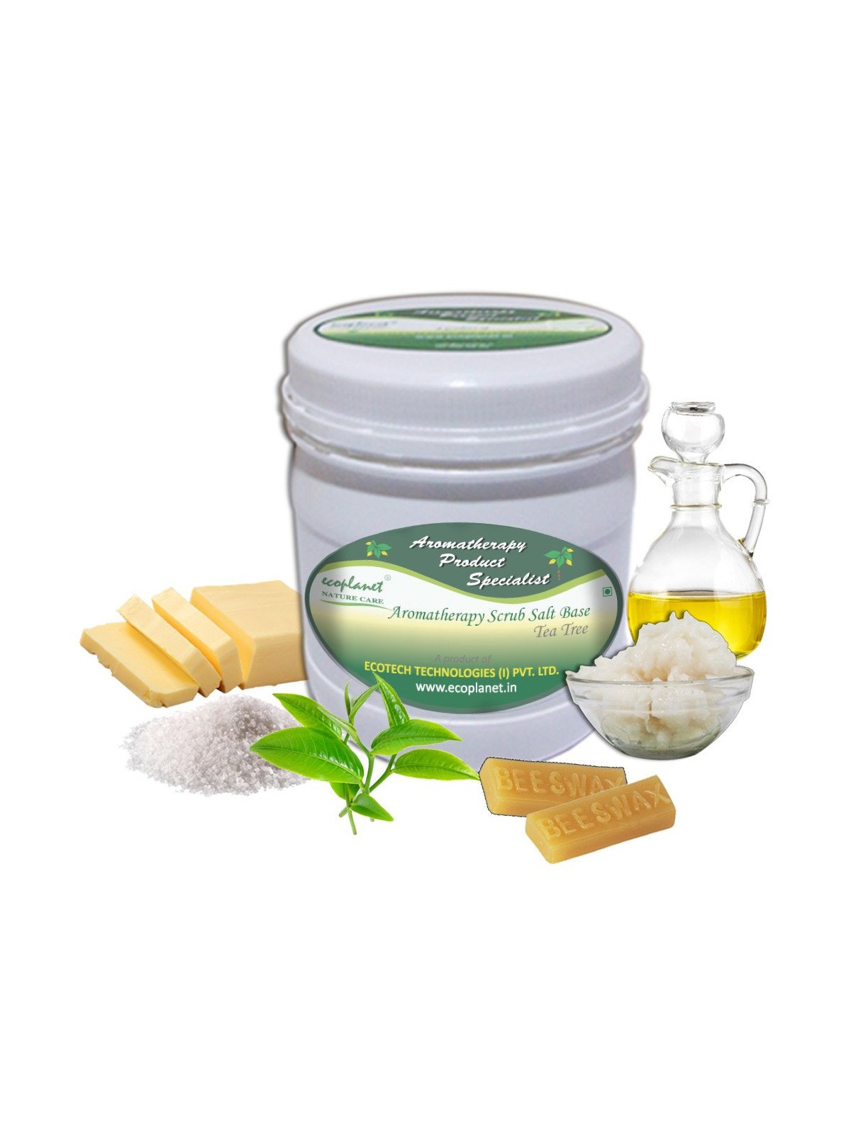 Scrub Salt Base - Tea Tree Anti Bacteria 1Kg