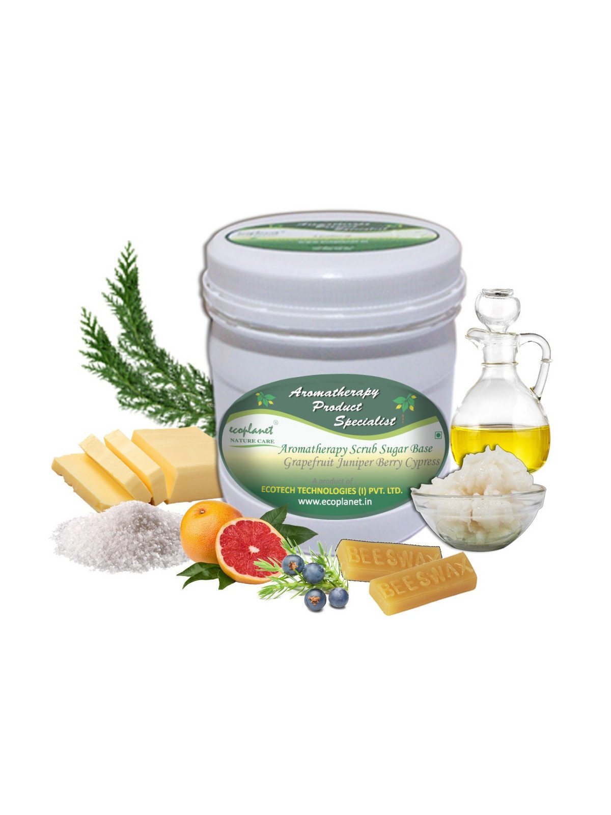 Sugar Scrub Grapefruit Juniper Berry Cypress 1 Kg