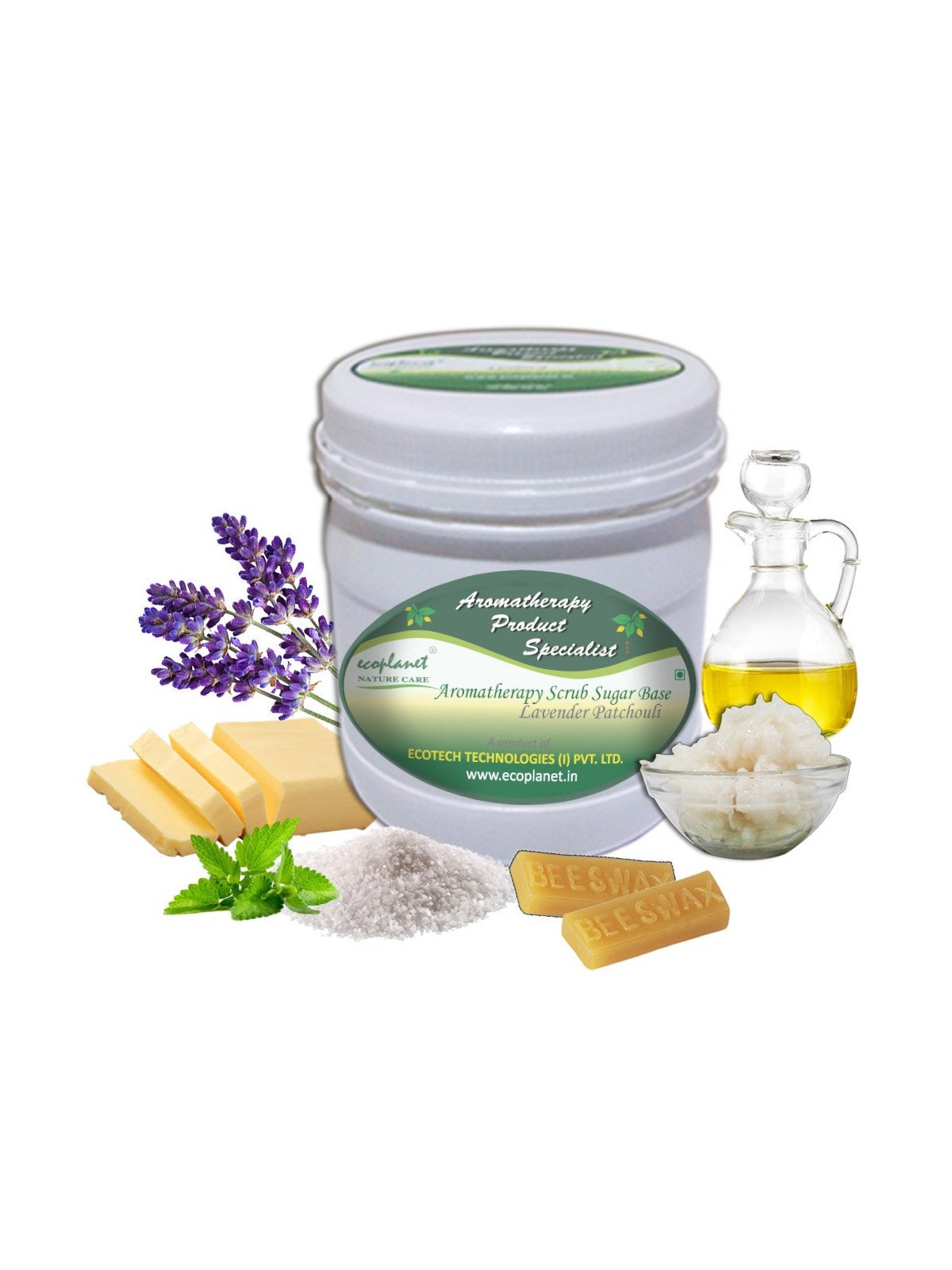 Sugar Scrub Lavender Patchouli 1 Kg