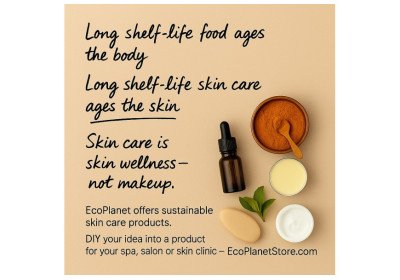 Long Shelf-Life Food Ages the Body; Long Shelf-Life Skin Care Ages the Skin